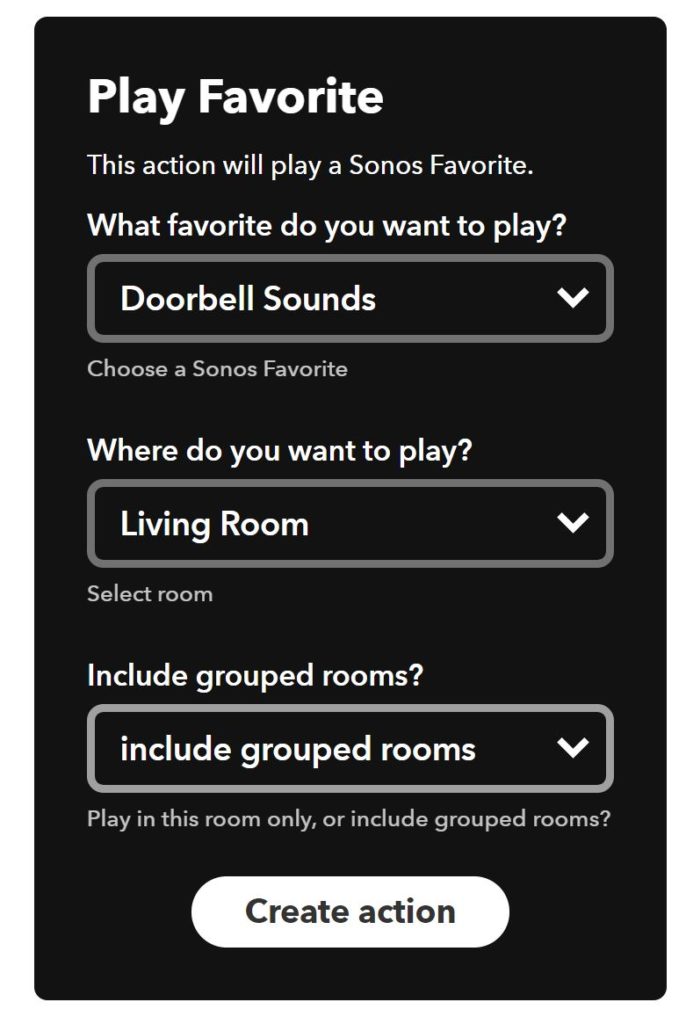 Doorbell over Sonos