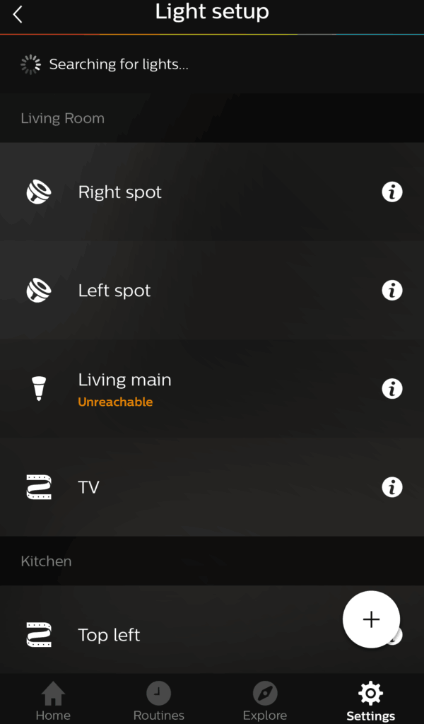 Adding Ikea bulbs to Hue search for light